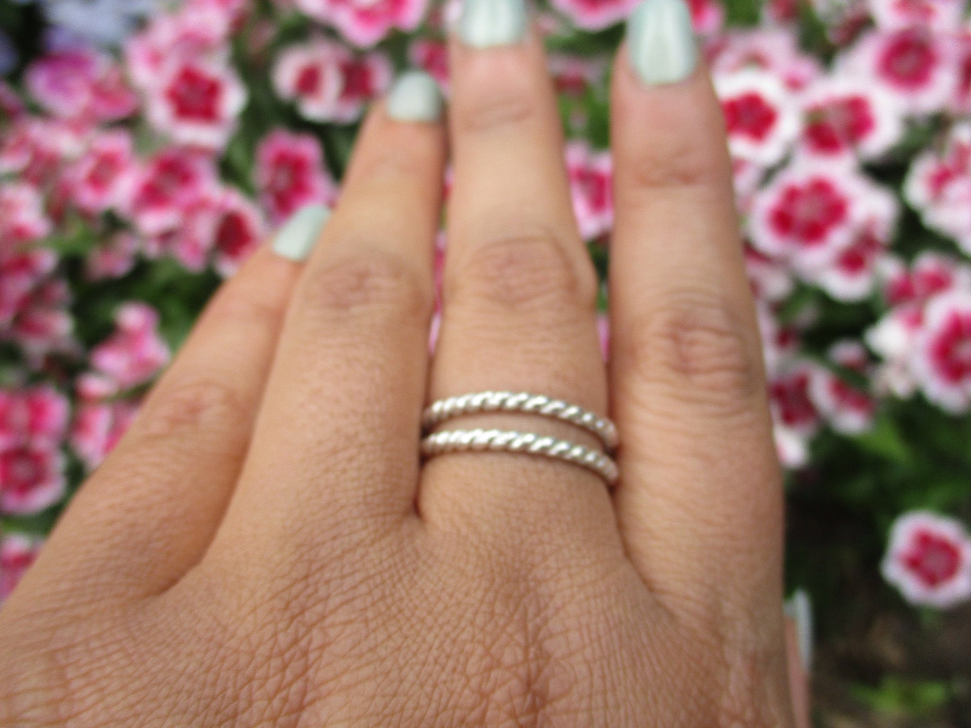 Twist Band Ring - Sterling Silver