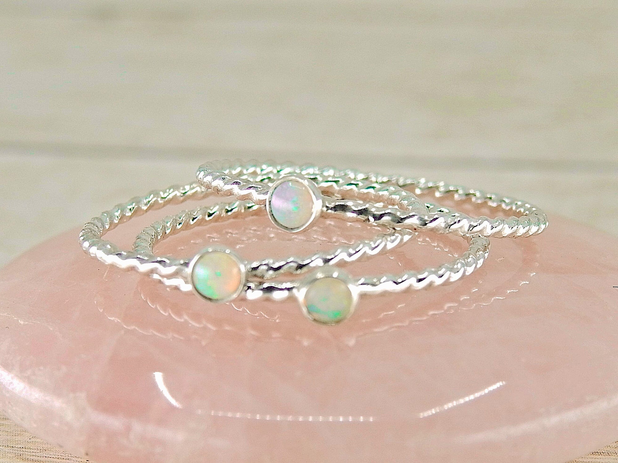 Coober Pedy Opal Ring - Sterling Silver