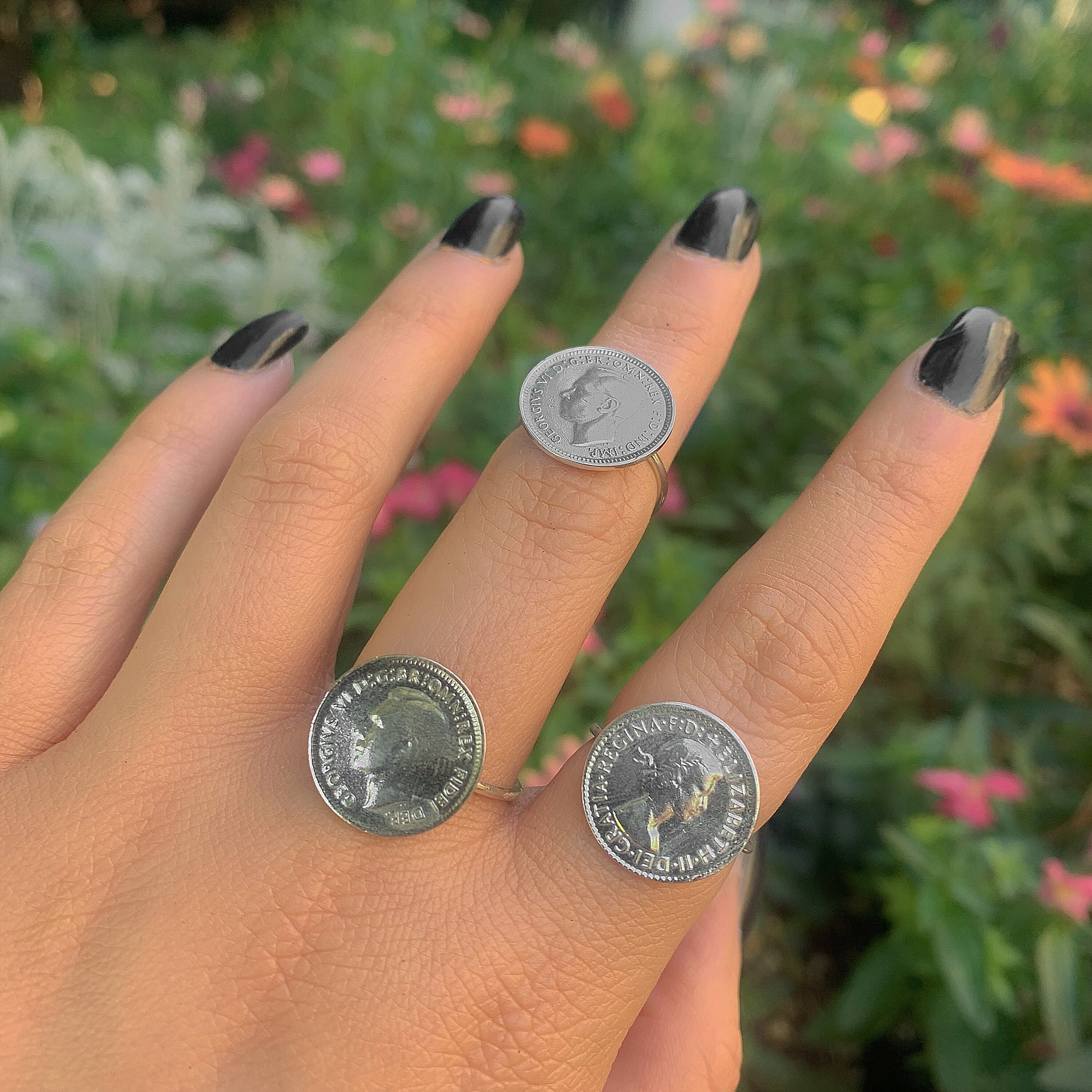 Australian Threepence Coin Rings - Made to Order - Gem & Tonik