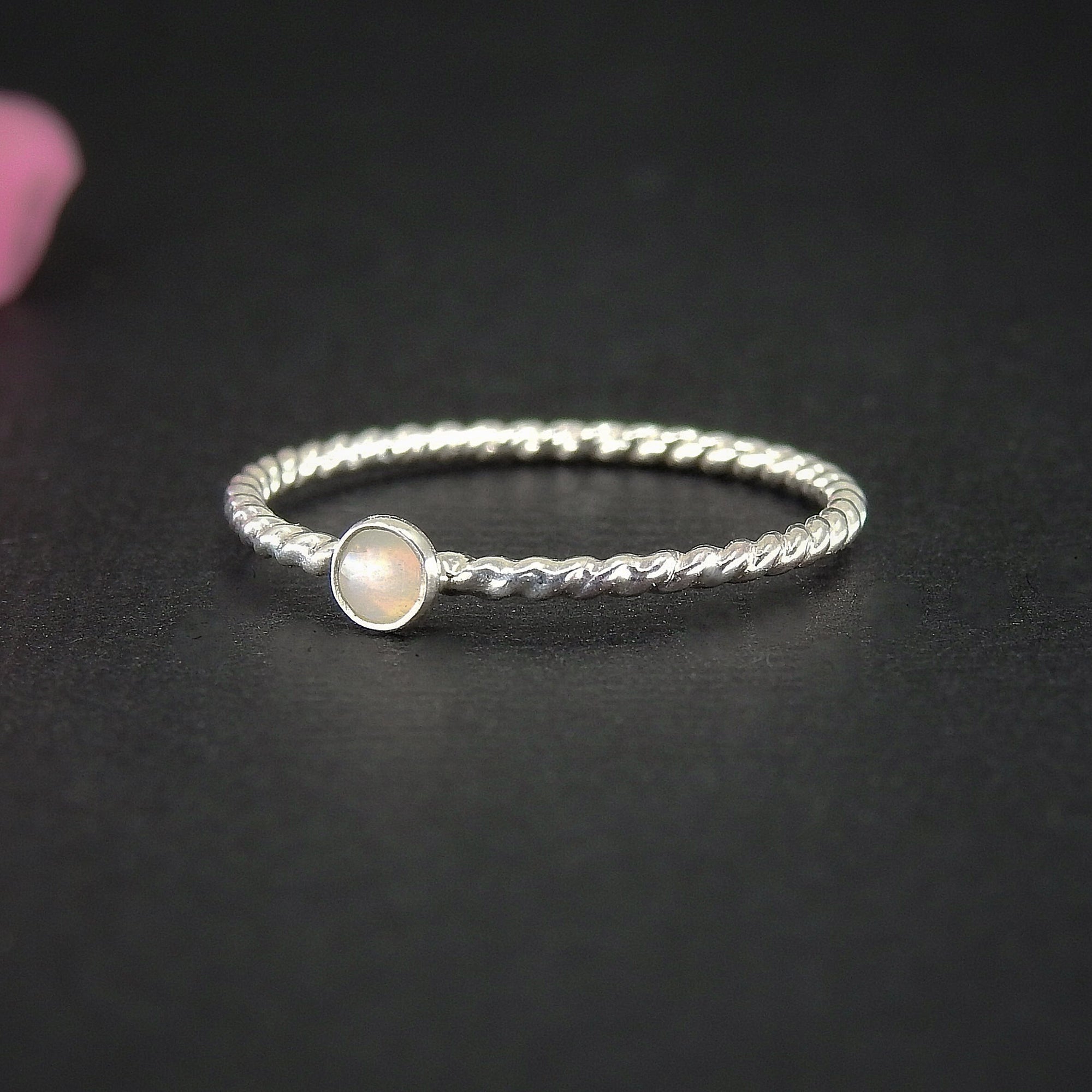Coober Pedy Opal Ring - Sterling Silver