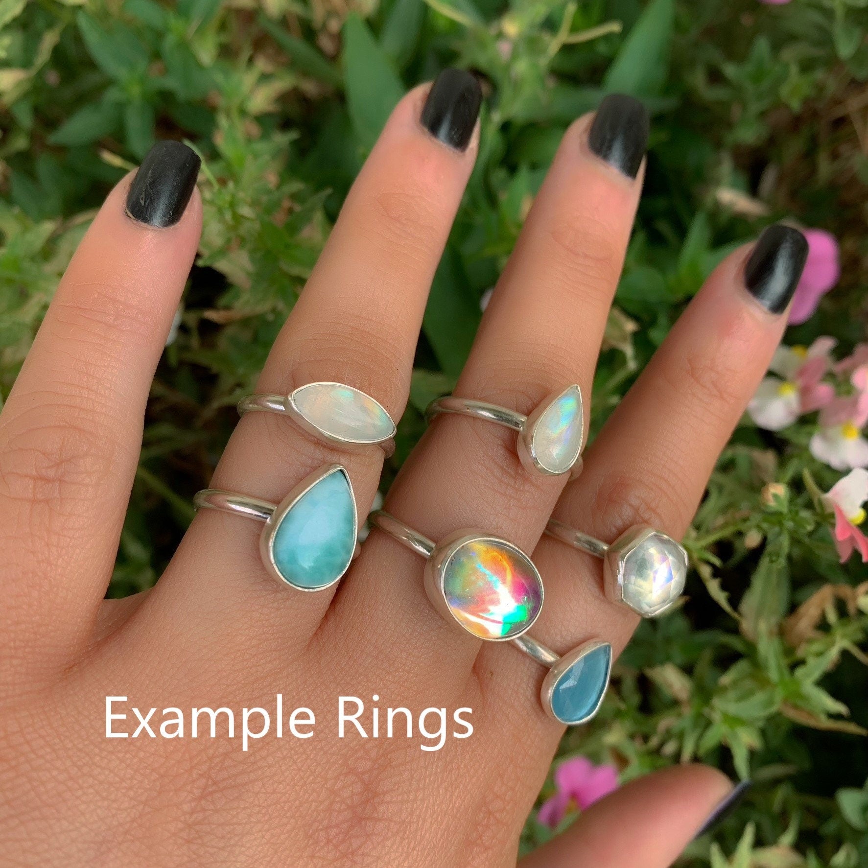 Your Custom Amethyst Ring - Sterling Silver - Made to Order - Choose Your Stone - Purple Amethyst Jewellery - Large Amethyst Statement Ring