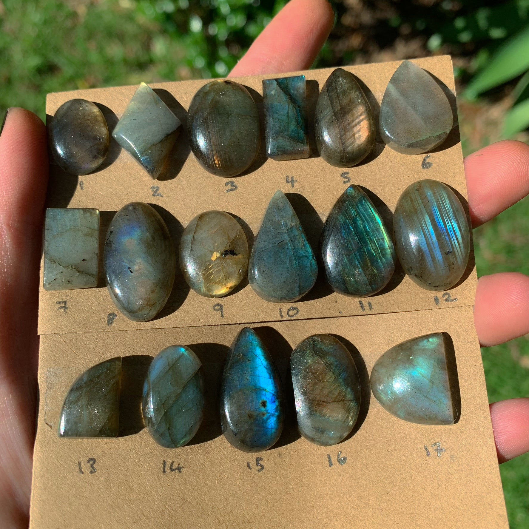 Your Custom Large Labradorite Ring - Made to Order