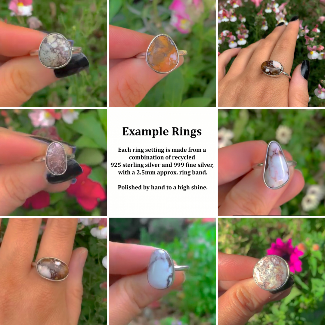 Your Custom Wild Horse Magnesite Rings - Made to Order