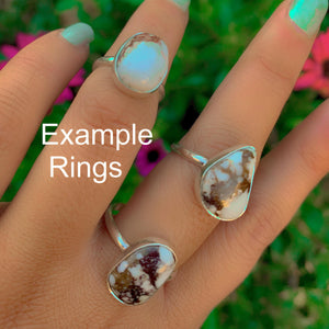 Your Custom Wild Horse Magnesite Rings - Made to Order