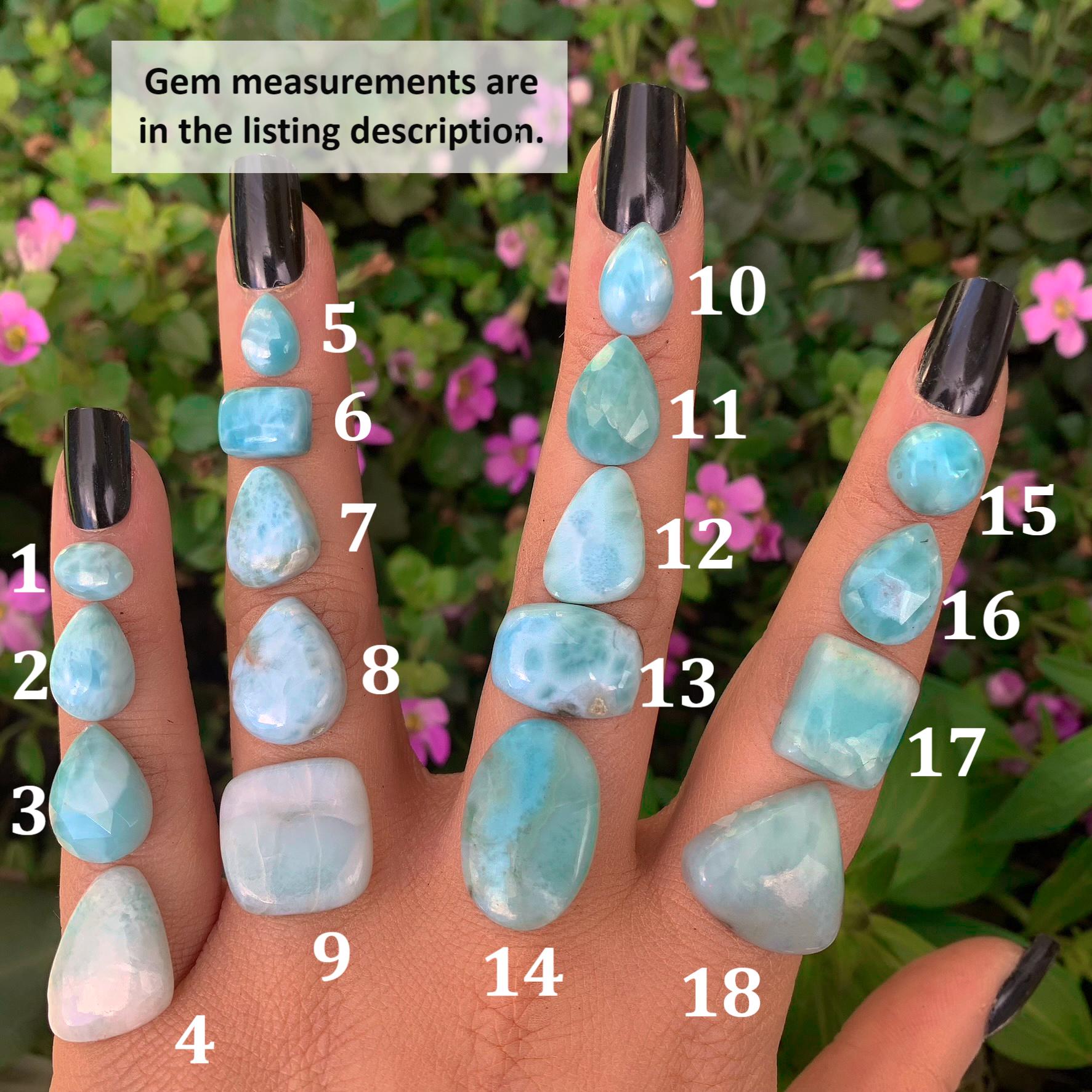 Your Custom Larimar Ring - Made to Order