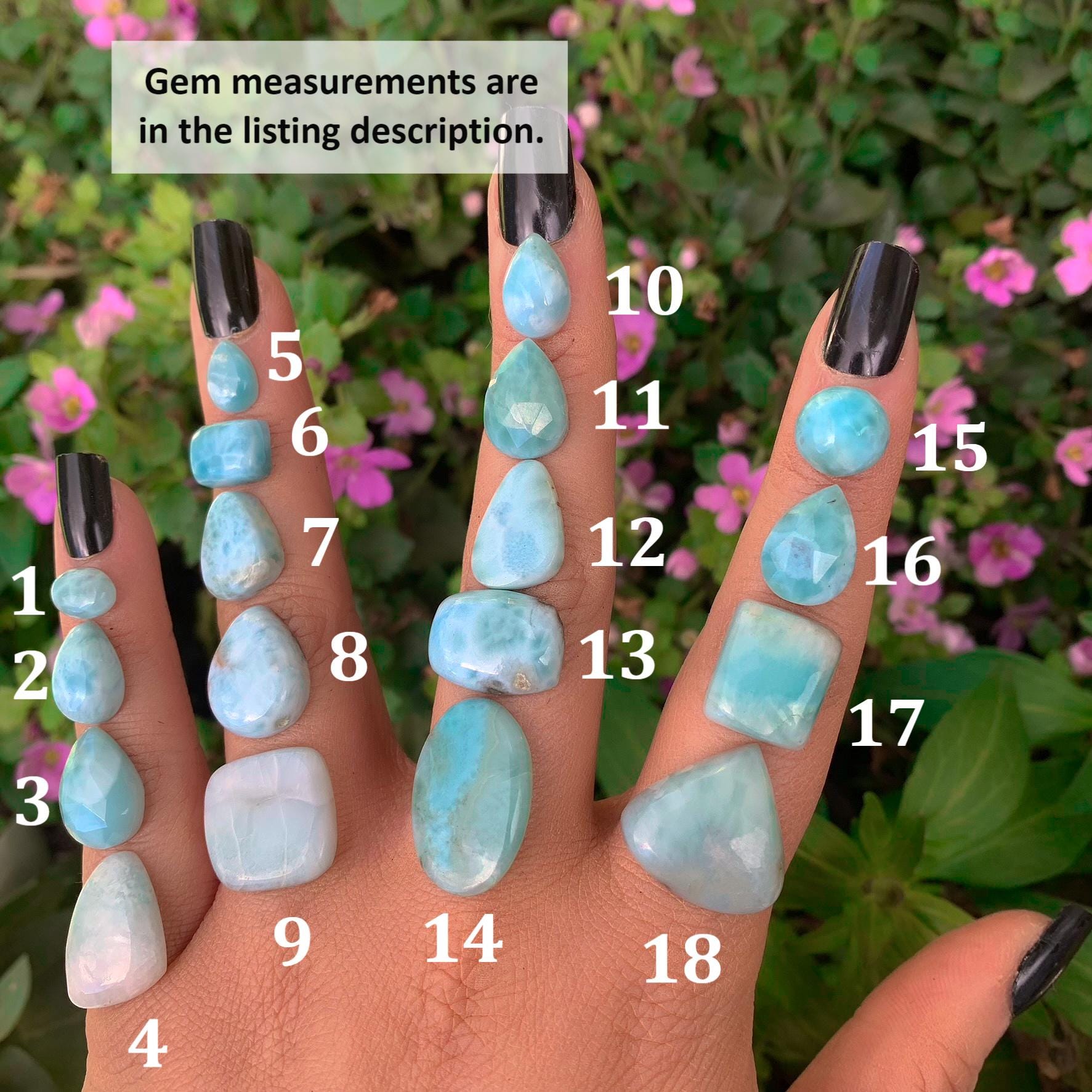 Your Custom Larimar Ring - Made to Order
