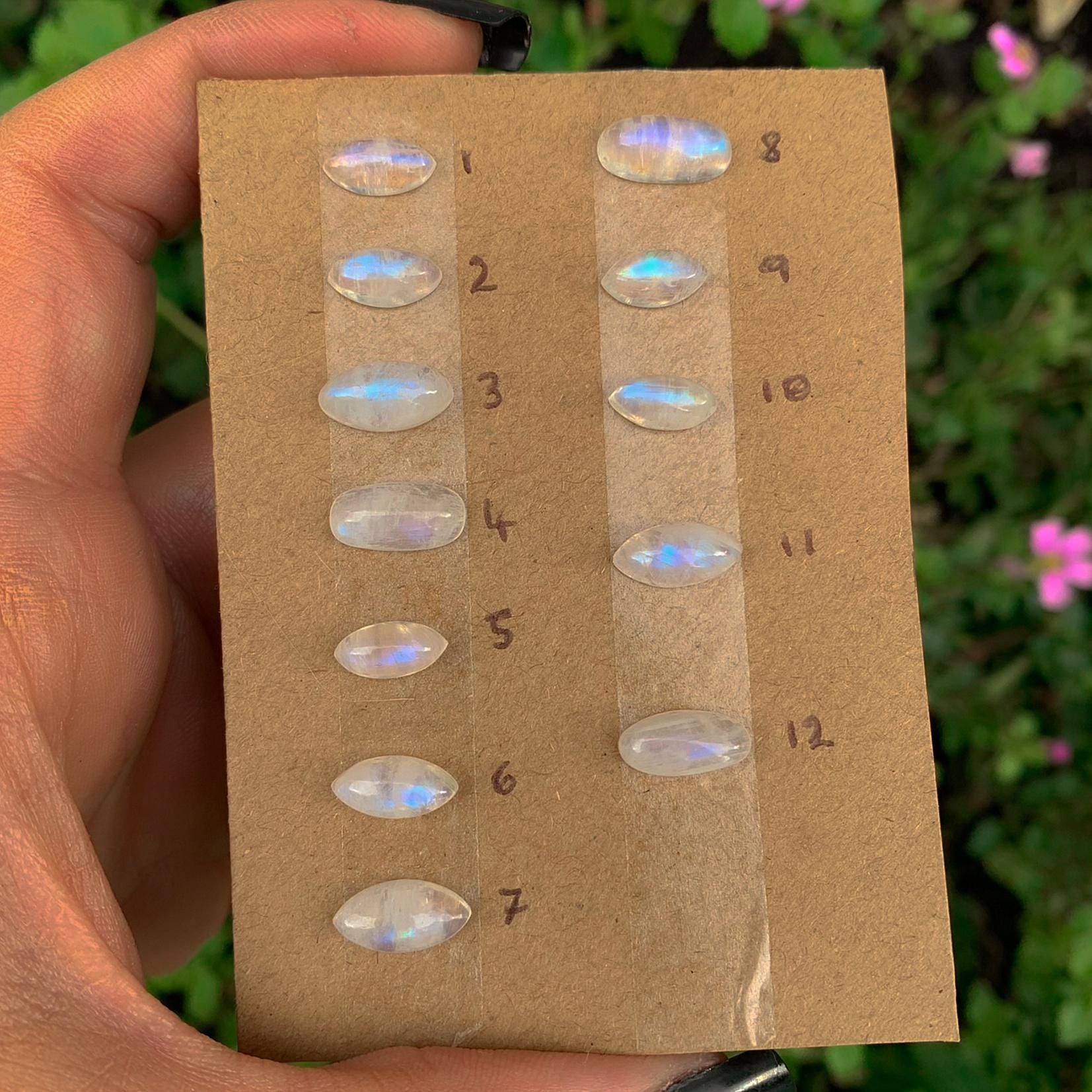 Your Custom Moonstone Jellybean Ring - Sterling Silver - Made to Order - Dainty Moonstone Ring - Moonstone Stacking Ring, Marquise Moonstone