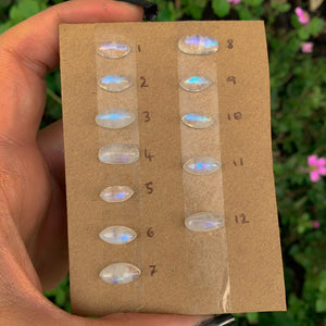 Your Custom Moonstone Jellybean Ring - Sterling Silver - Made to Order - Dainty Moonstone Ring - Moonstone Stacking Ring, Marquise Moonstone