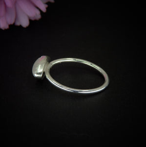 Moonstone Ring - Size 8 1/4 - Sterling Silver