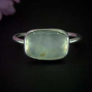 Prehnite Ring - Size 6 1/2 - Sterling Silver