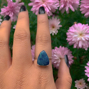 Azurite Ring - Size 8 1/4 - Sterling Silver
