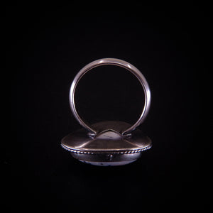 Dendritic Opal Ring - Size 9 - Sterling Silver