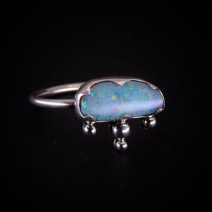 Australian Opal Ring - Size 9 - Sterling Silver
