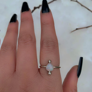 Australian Opal Ring - Size 7 1/2 - Sterling Silver
