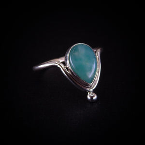 Smithsonite Ring - Size 7 1/2 to 7 3/4 - Sterling Silver