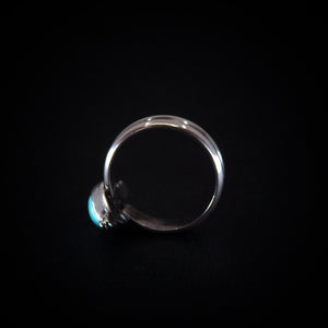 Larimar Ring - Size 9 to 9/4 - Sterling Silver