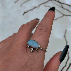 Australian Opal Ring - Size 9 - Sterling Silver