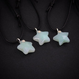 Amazonite Star Pendant - Sterling Silver - Made to Order