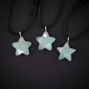 Amazonite Star Pendant - Sterling Silver - Made to Order