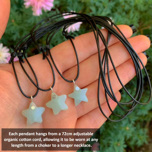 Amazonite Star Pendant - Sterling Silver - Made to Order