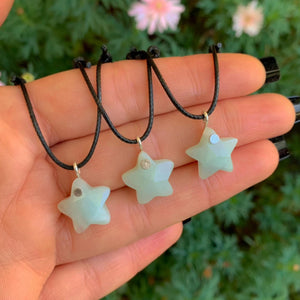 Amazonite Star Pendant - Sterling Silver - Made to Order