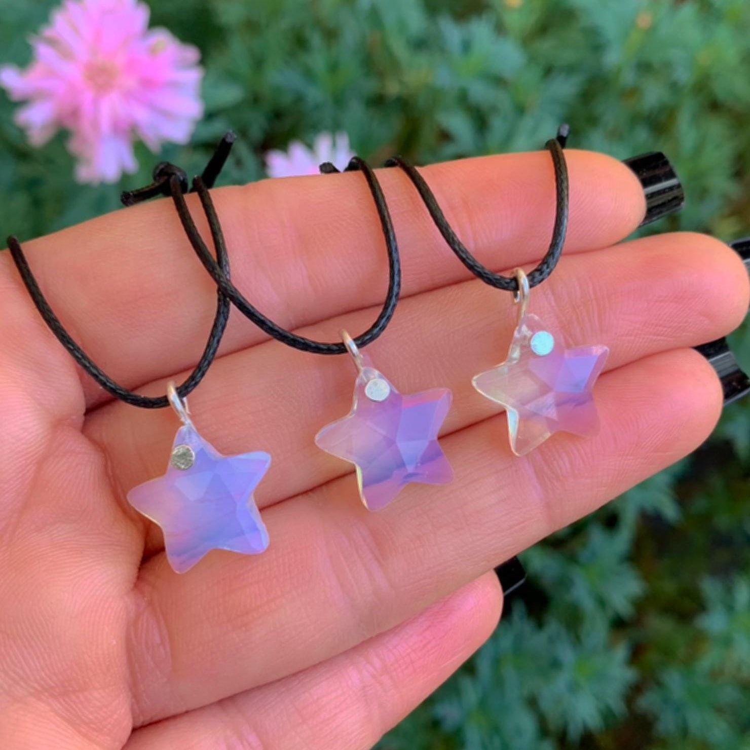 Opalite Star Pendant - Sterling Silver - Made to Order