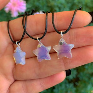 Opalite Star Pendant - Sterling Silver - Made to Order