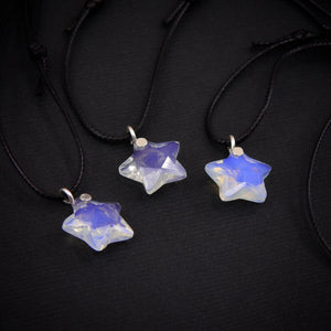 Opalite Star Pendant - Sterling Silver - Made to Order