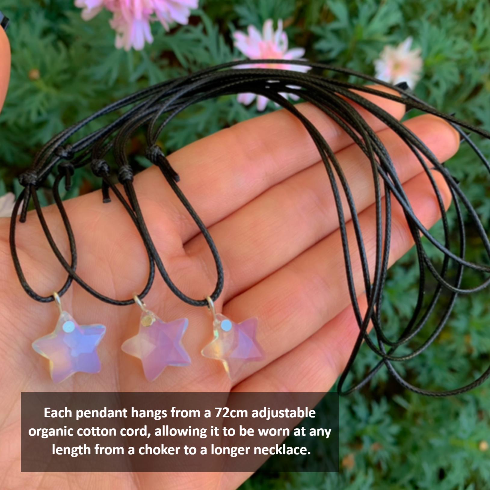 Opalite Star Pendant - Sterling Silver - Made to Order