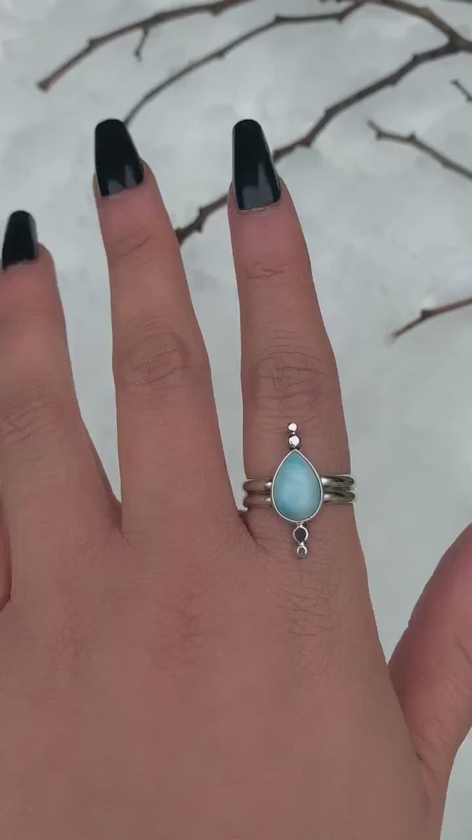 Larimar Ring - Size 9 to 9/4