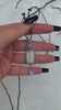 Porcelain Jasper & Moonstone Pendant - Sterling Silver