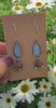 Sunstone & Moonstone Earrings - Sterling Silver