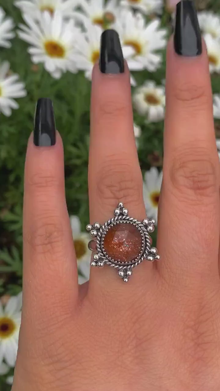 Sunstone Ring - Size 6 1/2