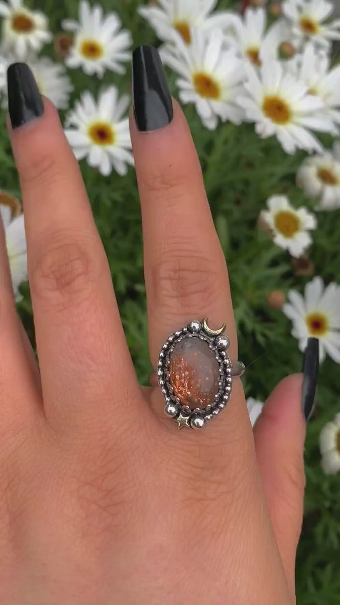 Sunstone Ring - Size 8