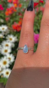 Australian Opal Ring Set - Size 5