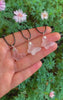 Rose Quartz Butterfly Pendant - Sterling Silver