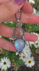 Sunstone & Moonstone Pendant - Sterling Silver