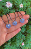 Blue Chalcedony Heart Pendant - Sterling Silver
