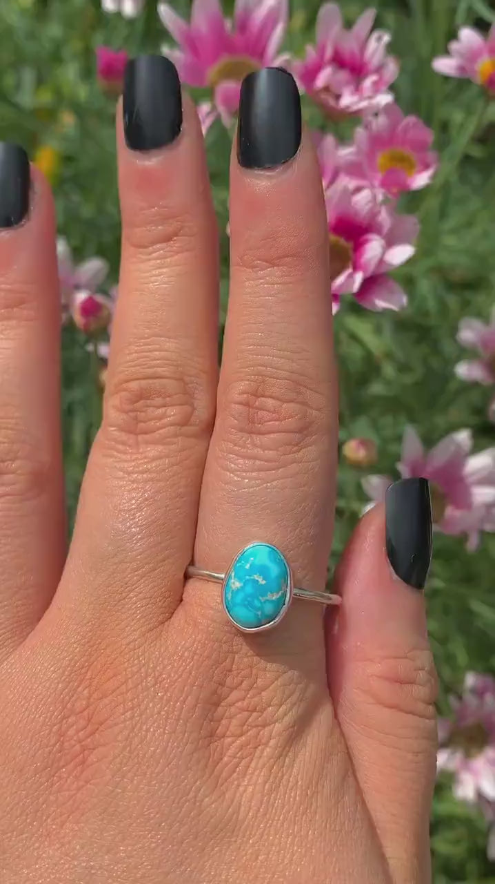 Blue Ridge Turquoise Ring - Size 11
