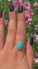 Blue Ridge Turquoise Ring - Size 11