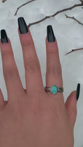 Australian Crystal Opal Ring - Size 11