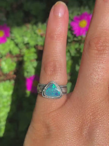 Australian Opal Ring - Size 4 1/2