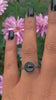 Black Rutilated Quartz Ring - Size 7 1/4