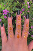Your Custom Rose Cut Citrine Ring - Sterling Silver