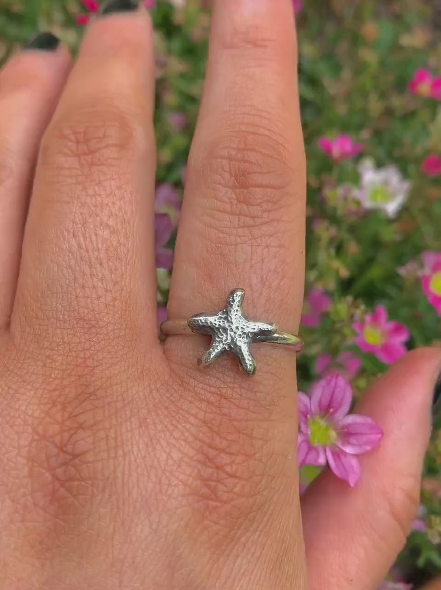 Starfish Ring - Sterling Silver