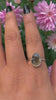 Rose Cut Smoky Quartz Ring - Size 7 1/2