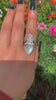 Moonstone & Angel Aura Quartz Ring - Size 8