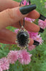 Black Onyx Coffin Pendant - Sterling Silver