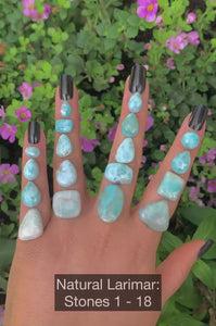 Your Custom Larimar Ring - Sterling Silver
