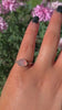 Rose Cut Pink Opal Ring - Size 5 1/4